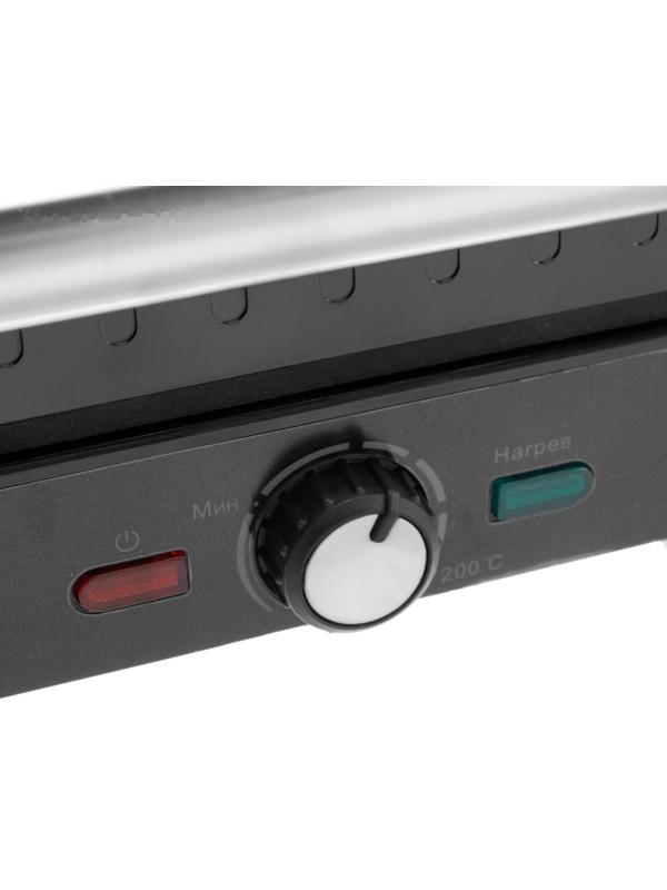 Электрогриль WILLMARK WG-3290, 2200 Вт, антипригарное покрытие, 29x24 см