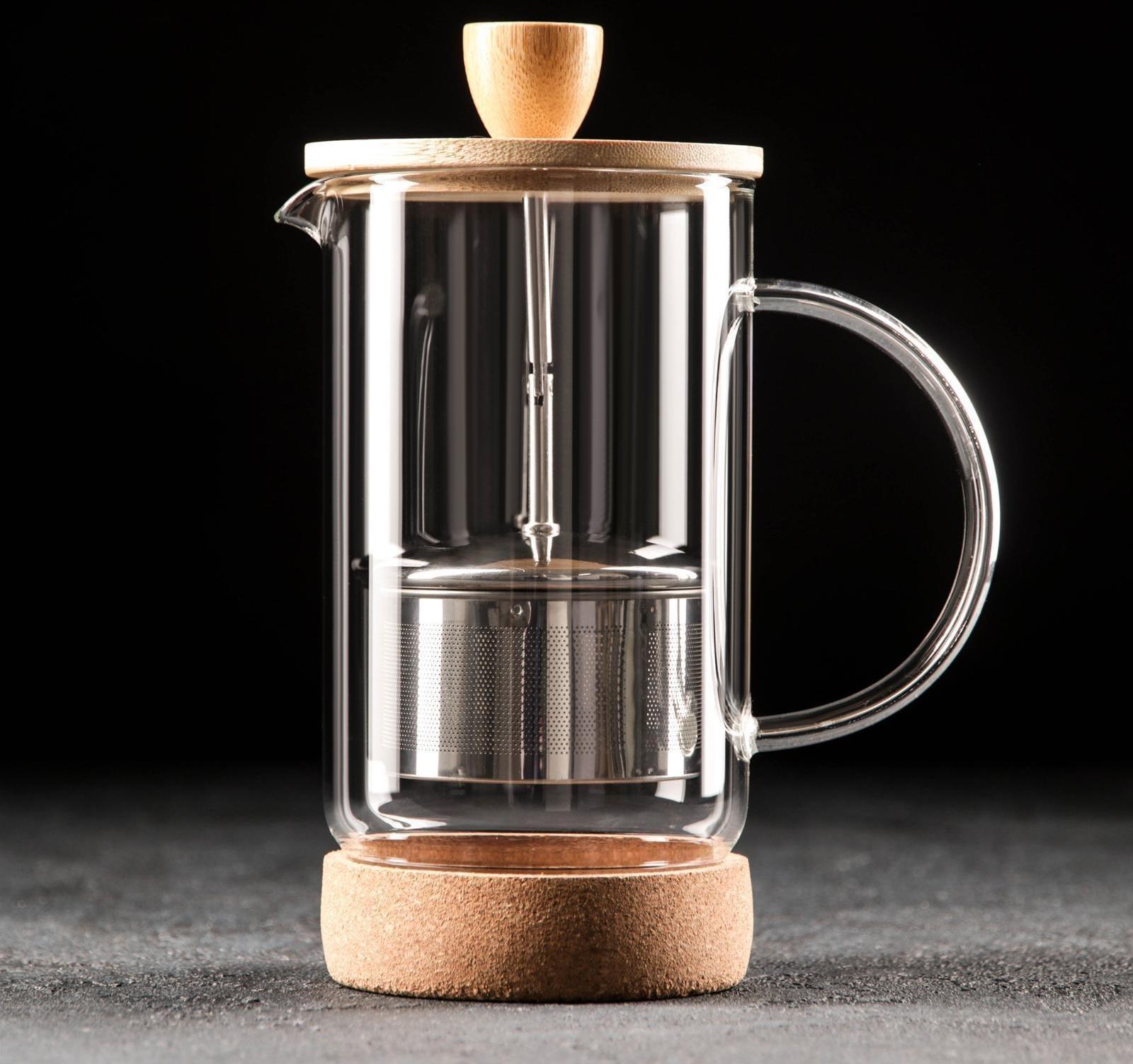 Чайник заварочный стеклянный на подставке «Риальто», 600 мл