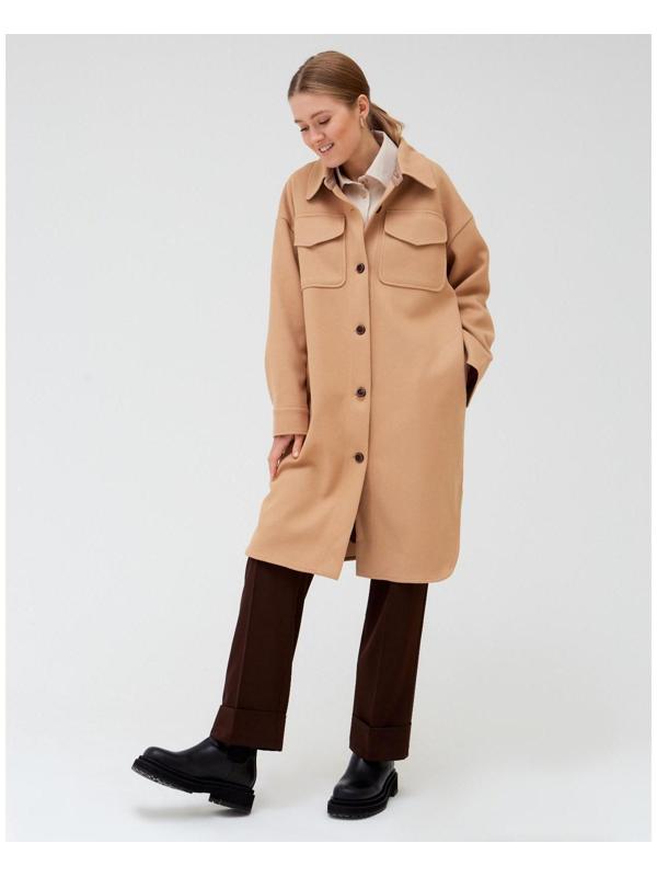 Жакет удлинённый женский MINAKU цвет бежевый, р-р 48