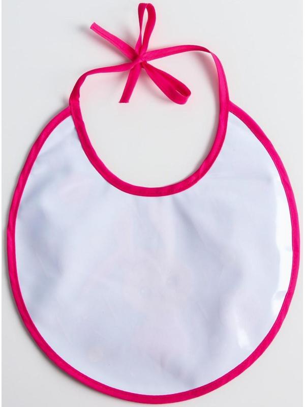 Нагрудник для кормления «Зайка» непромокаемый на завязках