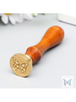 Печать для сургуча с деревянной ручкой 