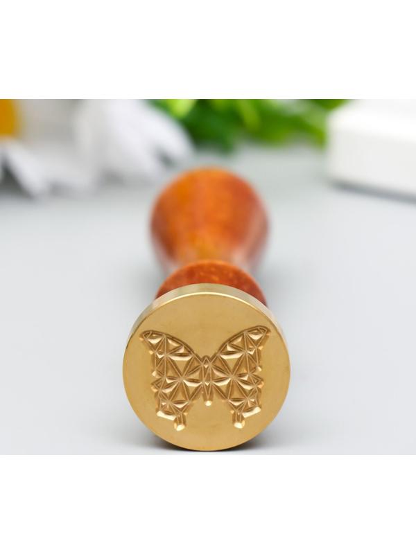 Печать для сургуча с деревянной ручкой 