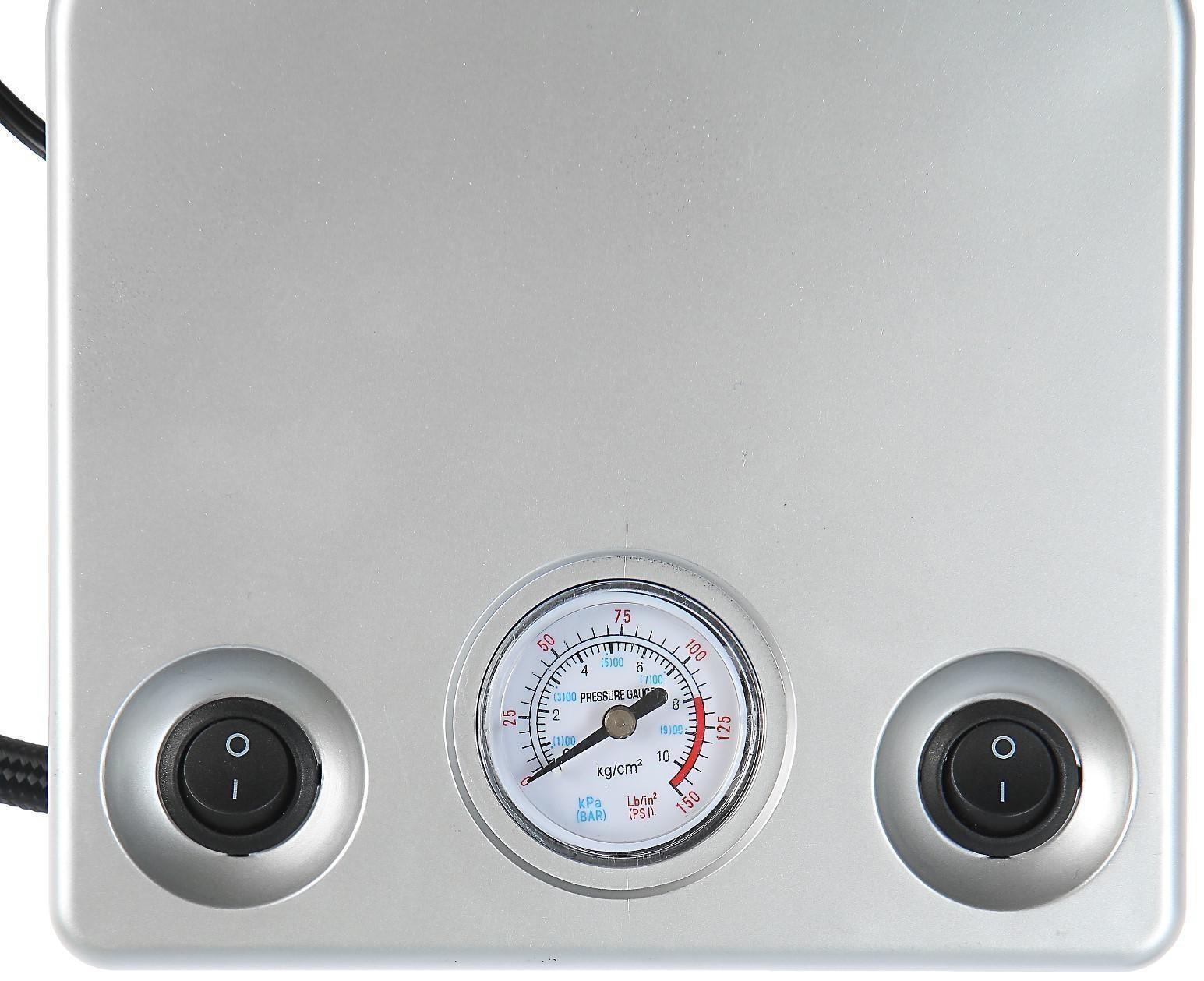 Компрессор автомобильный, 12В, 25 л/мин, провод 280 см