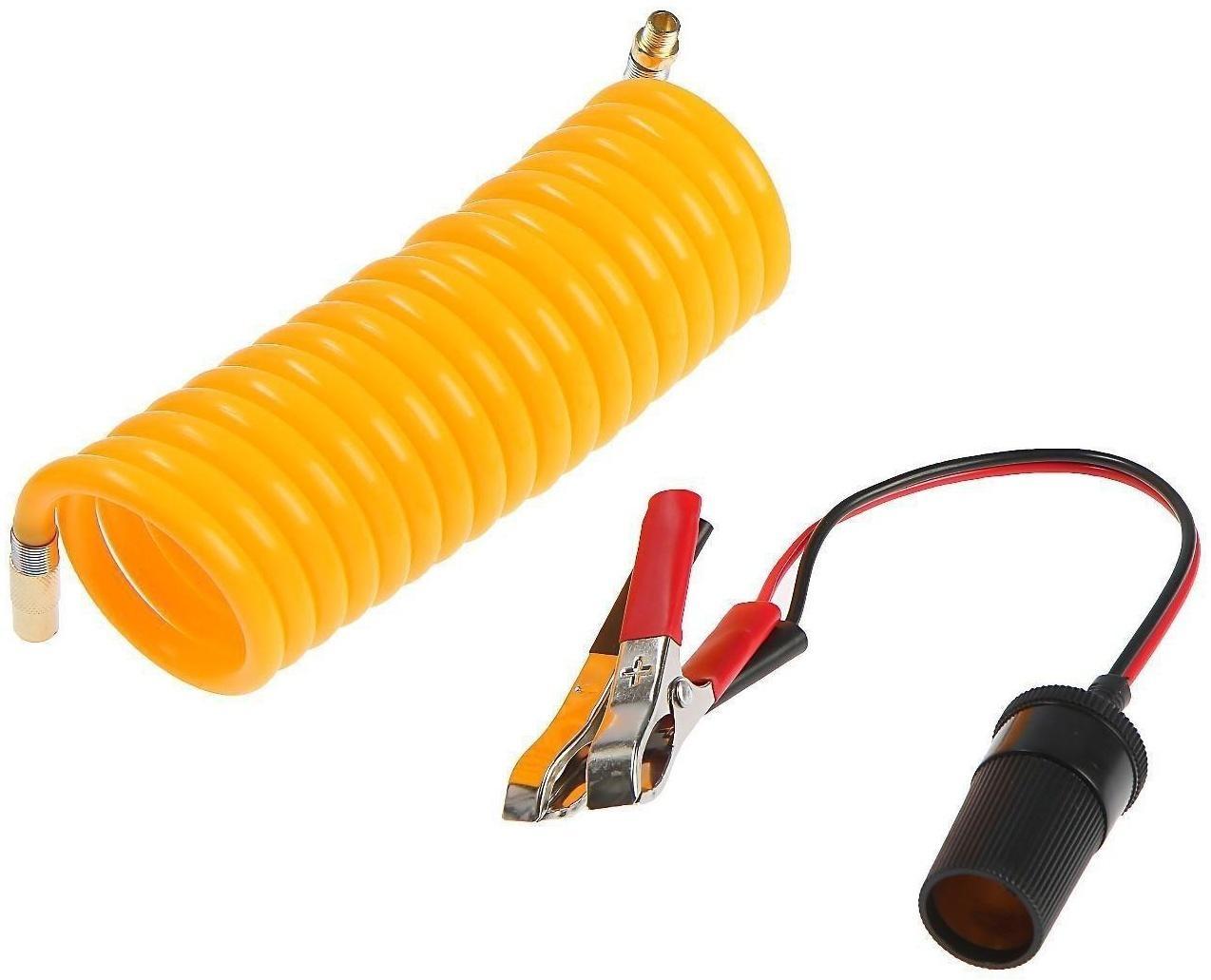 Компрессор автомобильный TORSO, двухпоршневой, 12В, 85 л/мин