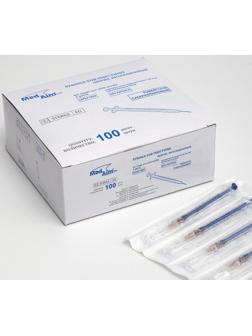Шприц туберкулиновый MEDAIM 1 мл с иглой 0,45х12мм (26Gх1/2