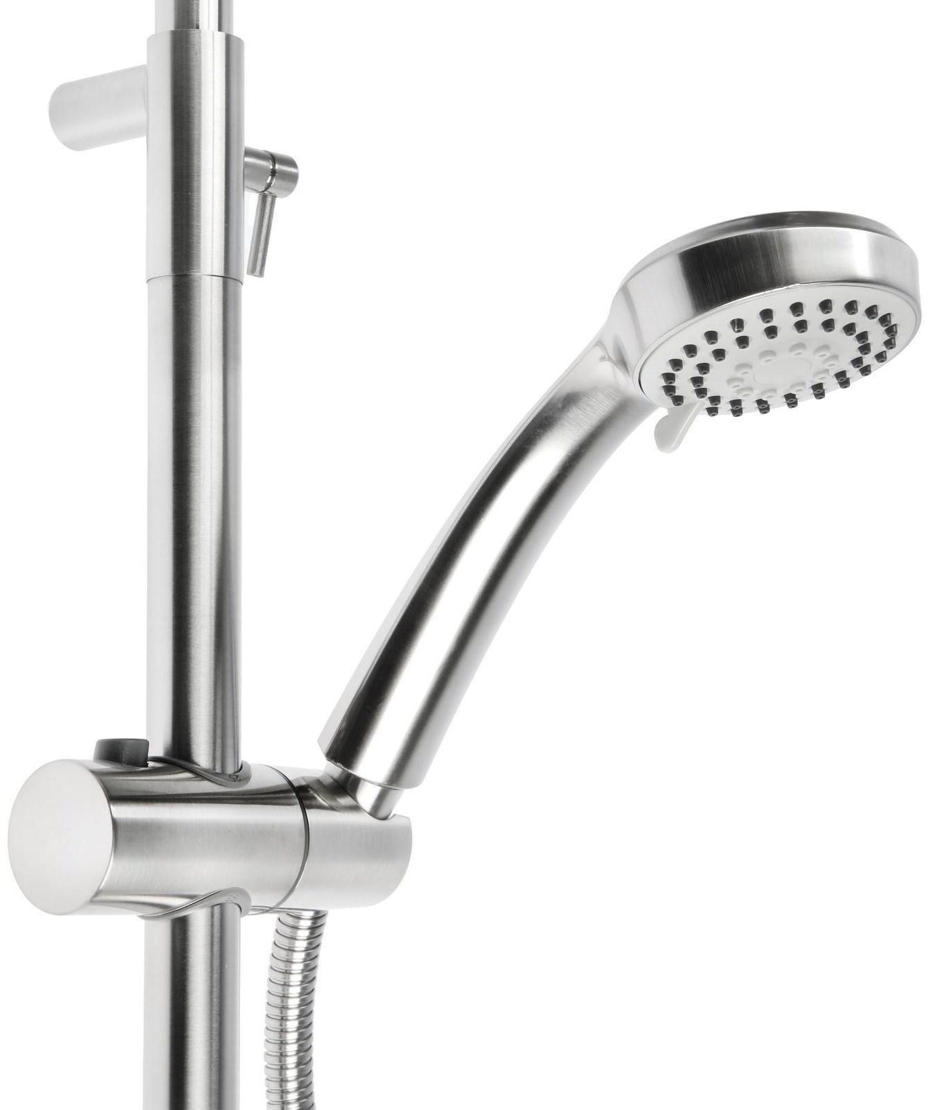 Душевая система Accoona A83103-2, с тропическим душем, нержавеющая сталь, хром