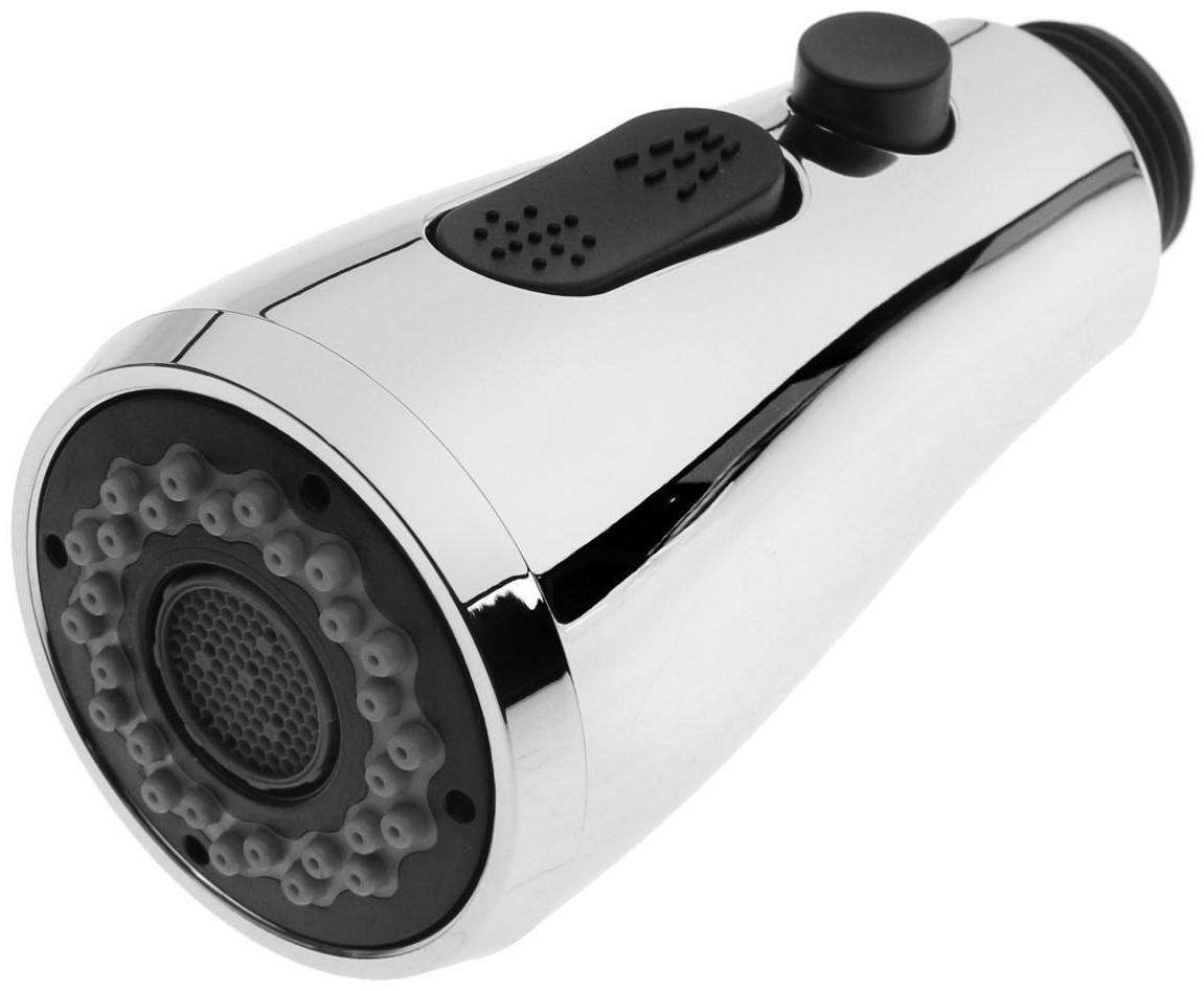 Лейка для кухонного смесителя Accoona A474, 2 режима, с кнопкой, хром