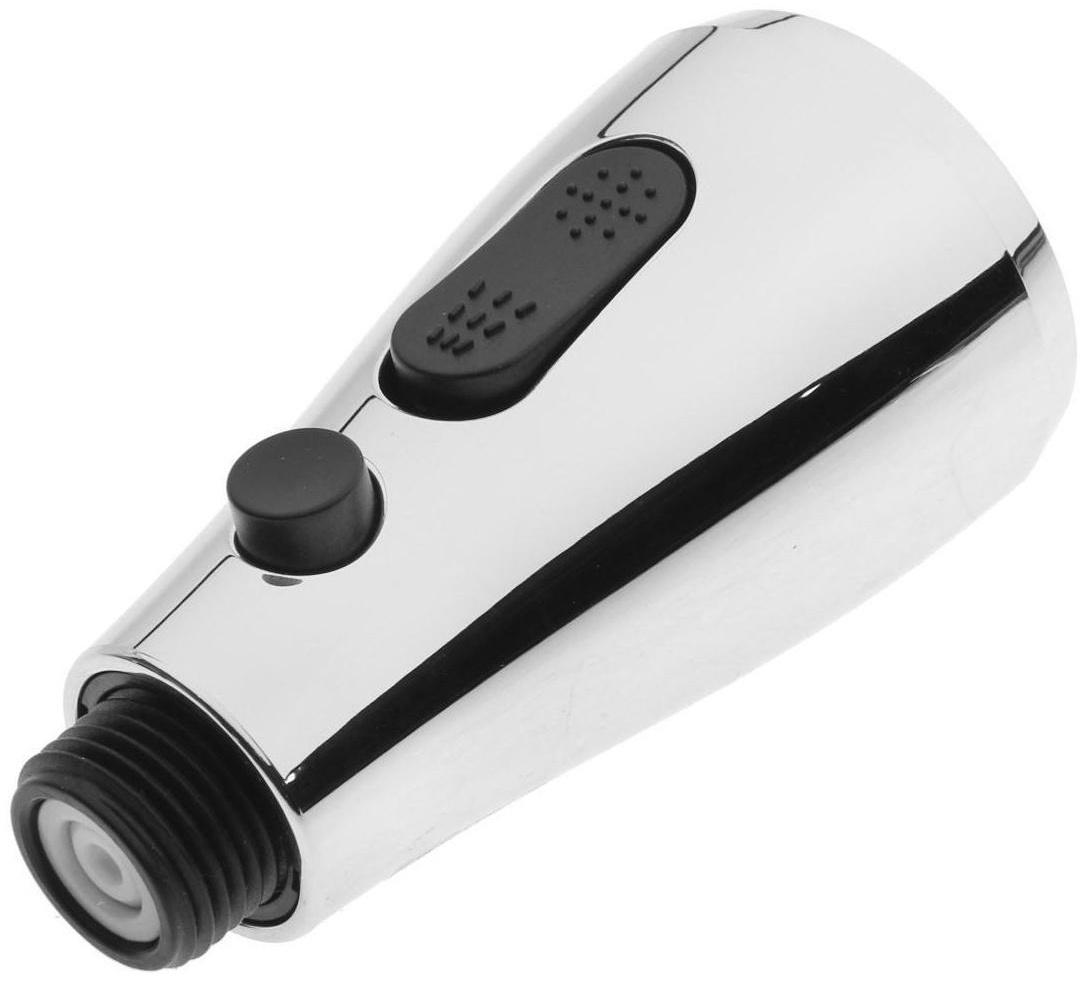 Лейка для кухонного смесителя Accoona A474, 2 режима, с кнопкой, хром