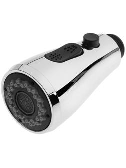 Лейка для кухонного смесителя Accoona A474, 2 режима, с кнопкой, хром