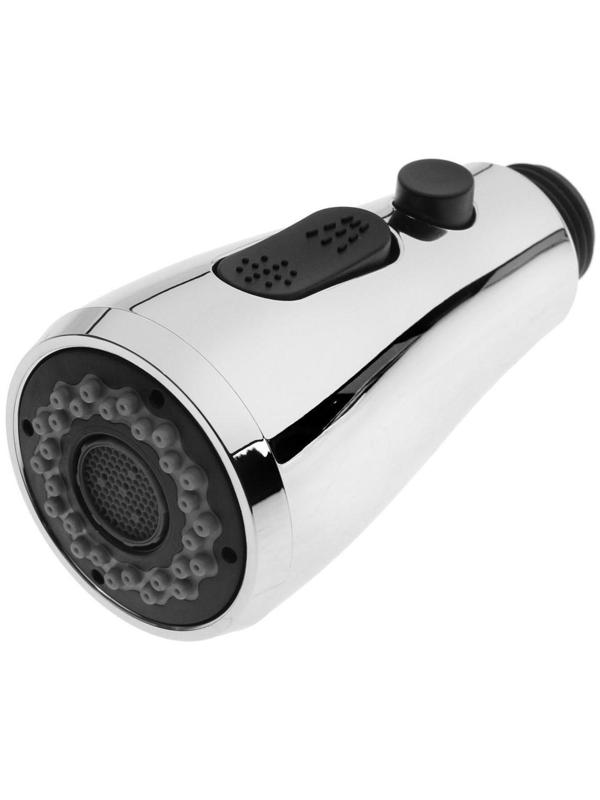 Лейка для кухонного смесителя Accoona A474, 2 режима, с кнопкой, хром