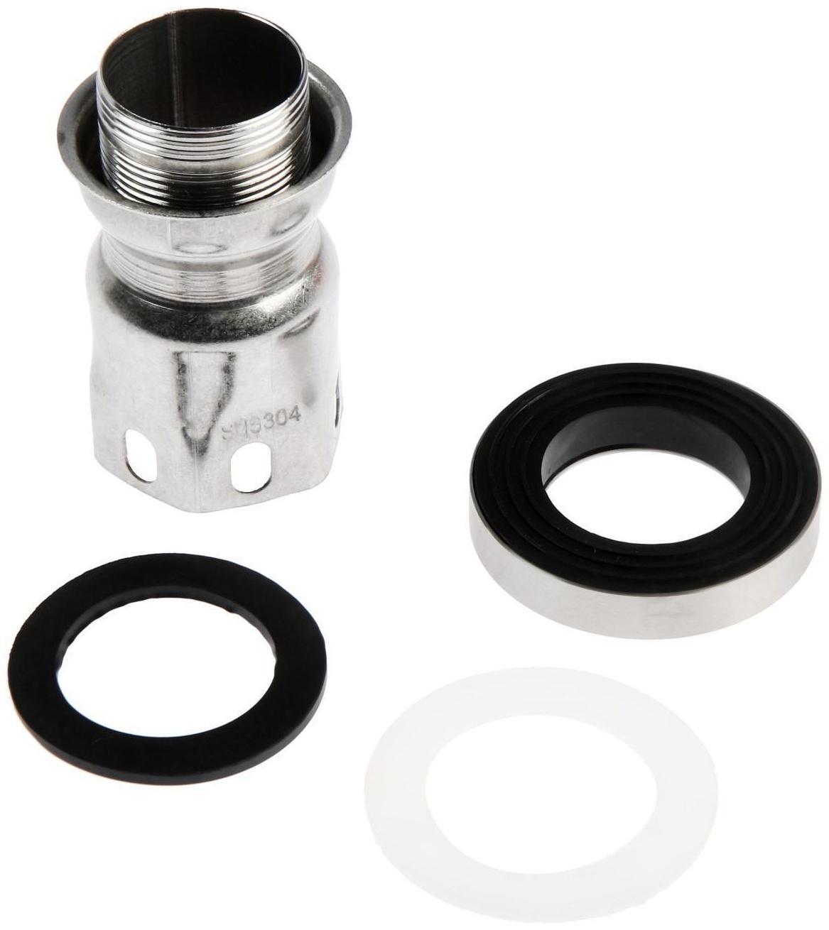 Смеситель для раковины Accoona A96103, однорычажный, с гайкой, нержавеющая сталь, хром