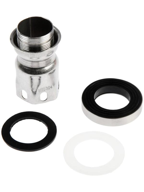 Смеситель для раковины Accoona A96103, однорычажный, с гайкой, нержавеющая сталь, хром