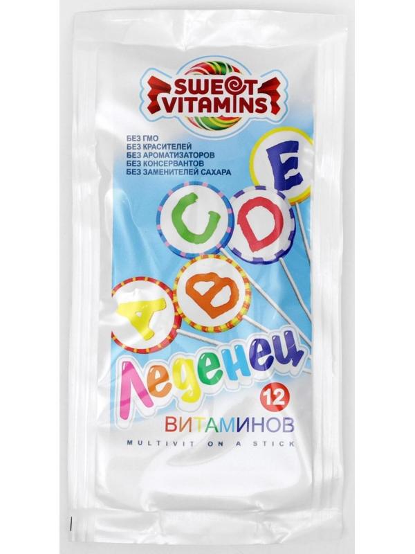 Леденец «12 витаминов», 14 г
