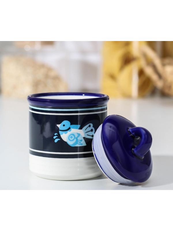 Сахарница Доляна «Свиристель», 150 мл, d=7 см, с крышкой