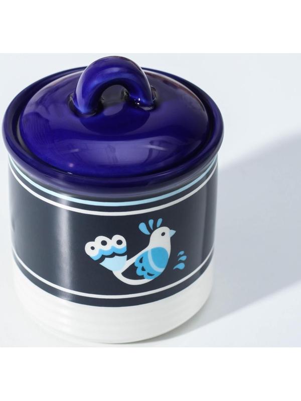 Сахарница Доляна «Свиристель», 150 мл, d=7 см, с крышкой