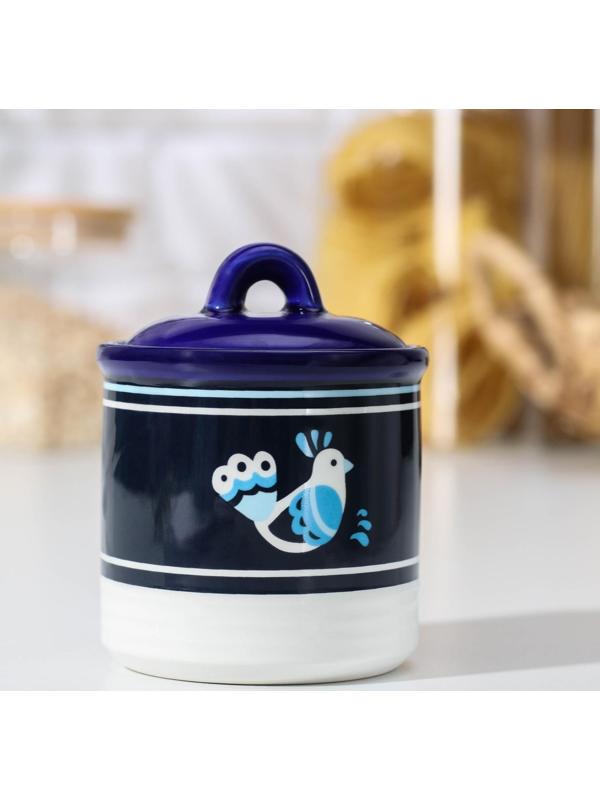 Сахарница Доляна «Свиристель», 150 мл, d=7 см, с крышкой