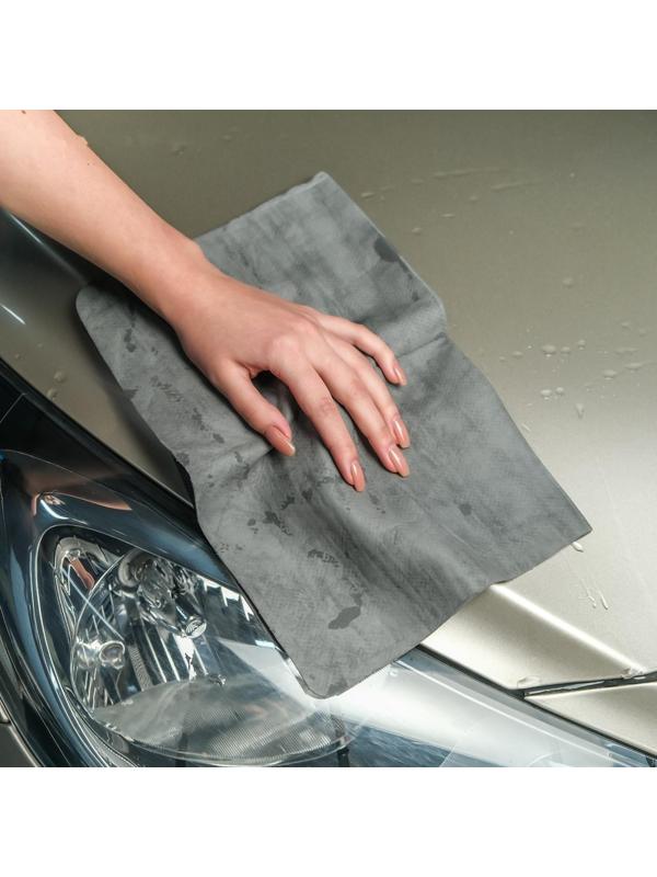 Замша протирочная Cartage 43×32 см в тубе, черный