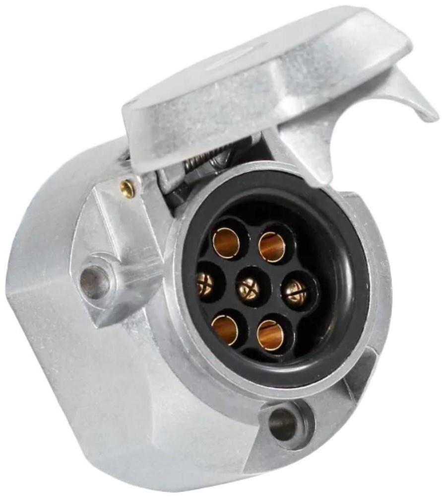 Розетка фаркопа 7 контактов металл