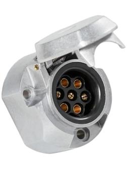 Розетка фаркопа 7 контактов металл