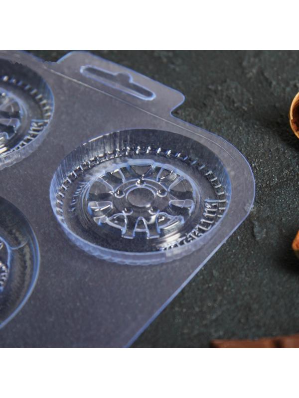 Форма для шоколада и конфет «Набор автолюбителя», цвет прозрачный