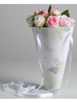 Конверт‒конус для цветов «Flowers», 24 × 27 см