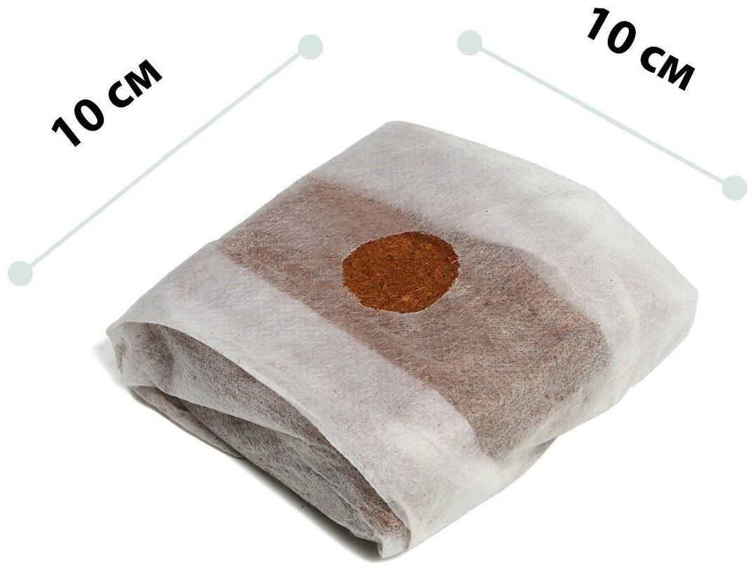 Субстрат кокосовый в кубике, 10 × 10 см, 0.6 л, Greengo