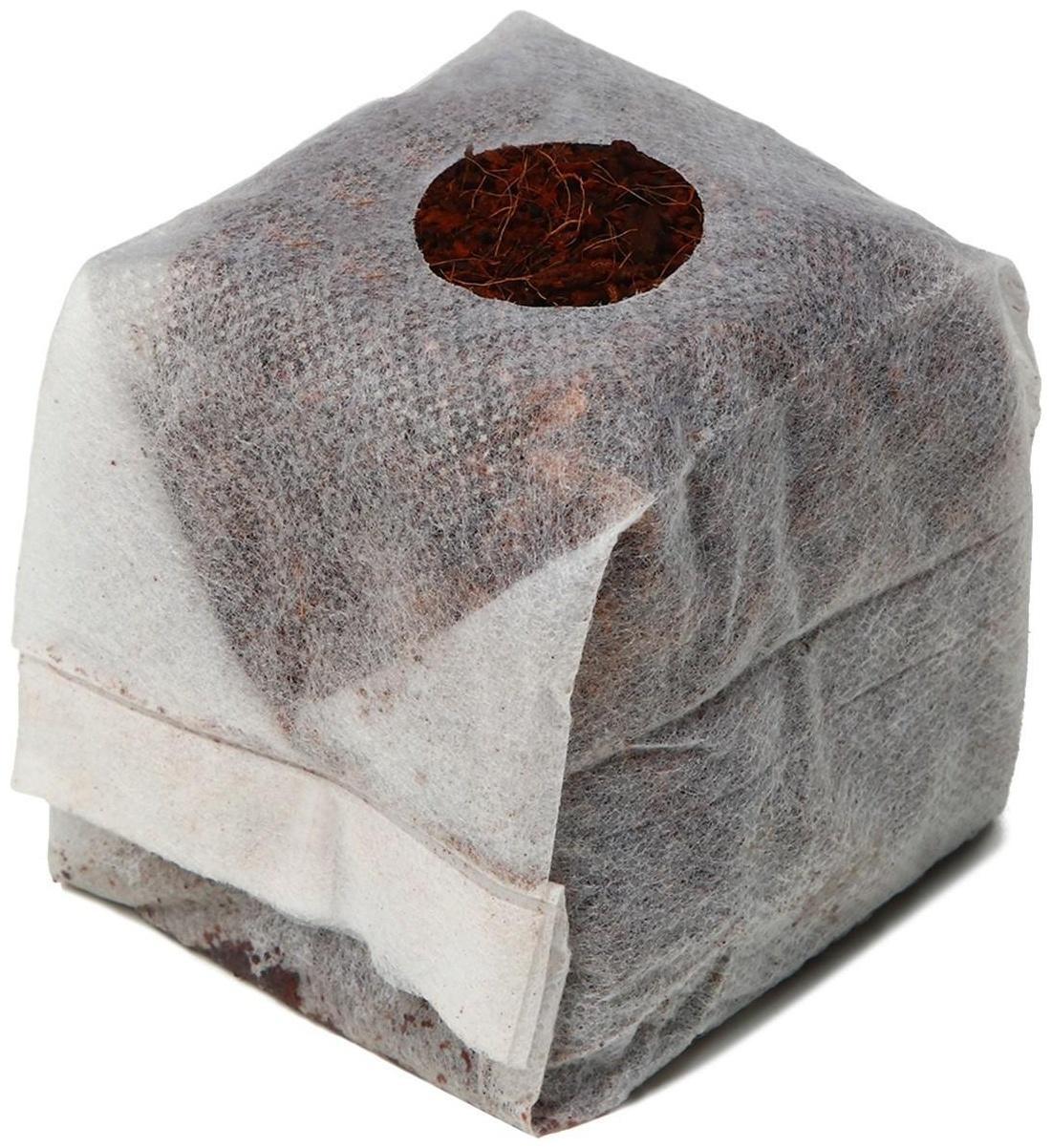 Субстрат кокосовый в кубике, 7 × 7 см, 0.4 л, Greengo