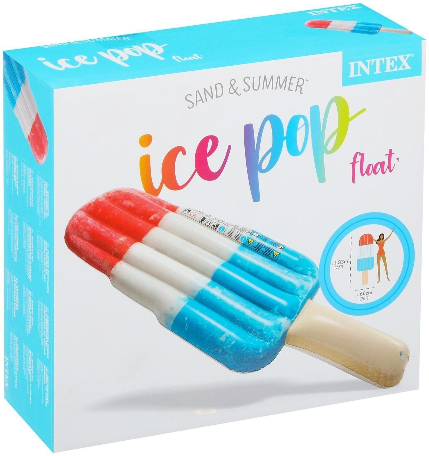 Матрас-плот для плавания «Фруктовый лед», 183 х 66 х 20 см, 58774EU