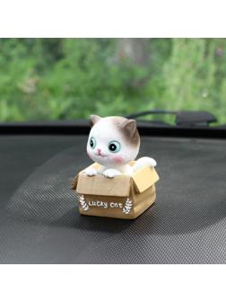 Счастливый кот на панель авто, качающий головой, СП23
