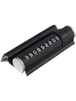 Табличка-подставка для номера телефона, аварийный молоток, 2 в 1, черный