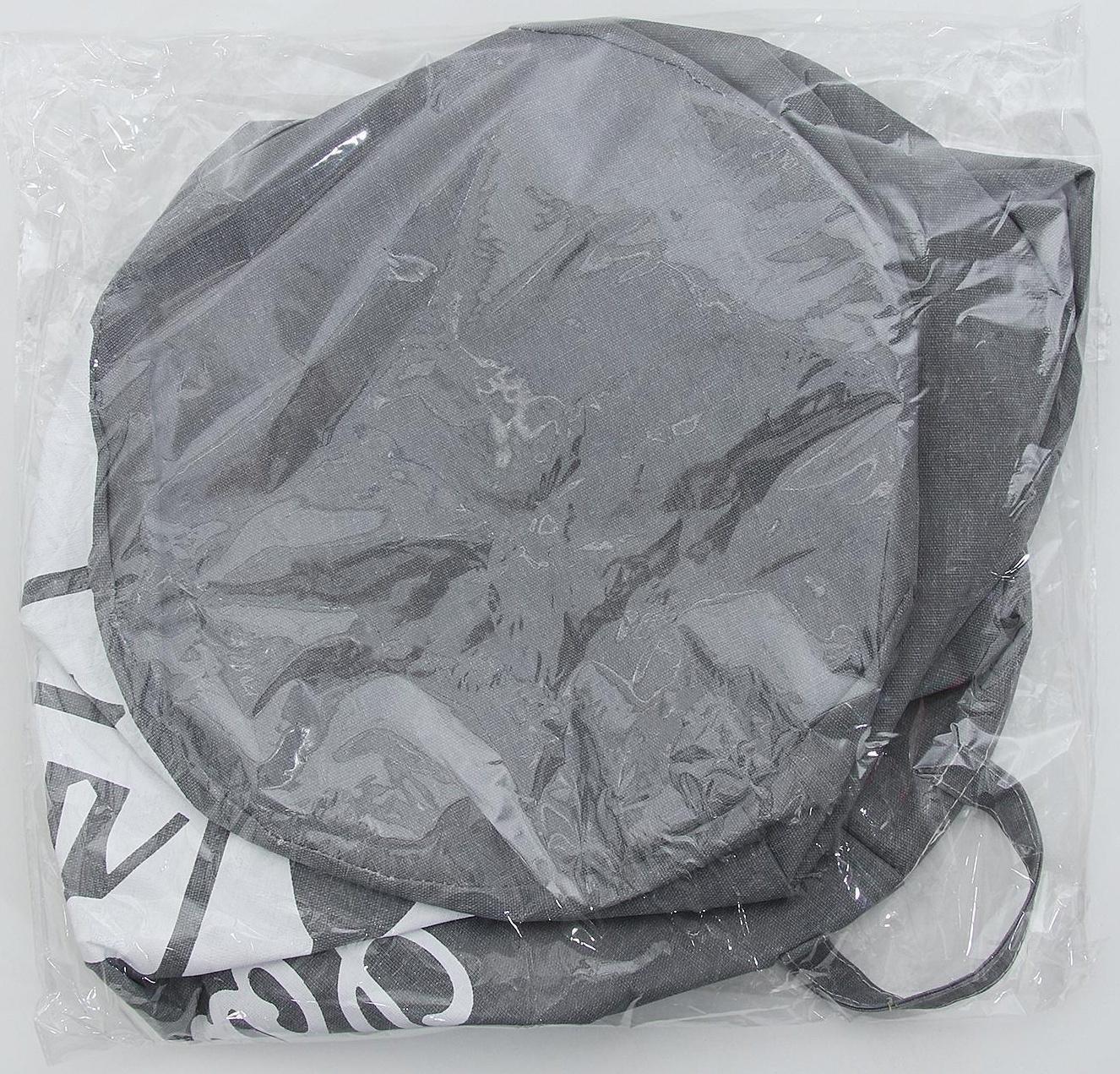 Корзина бельевая текстильная «Большая стирка», 35×45 см, цвет серый