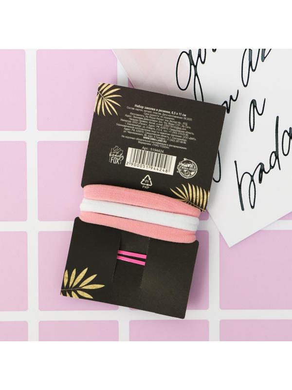 Резинки и заколка для волос «Главный экспонат», набор