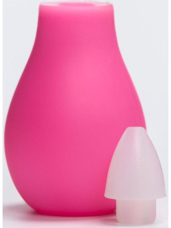 Детский назальный аспиратор, с колпачком, цвет розовый