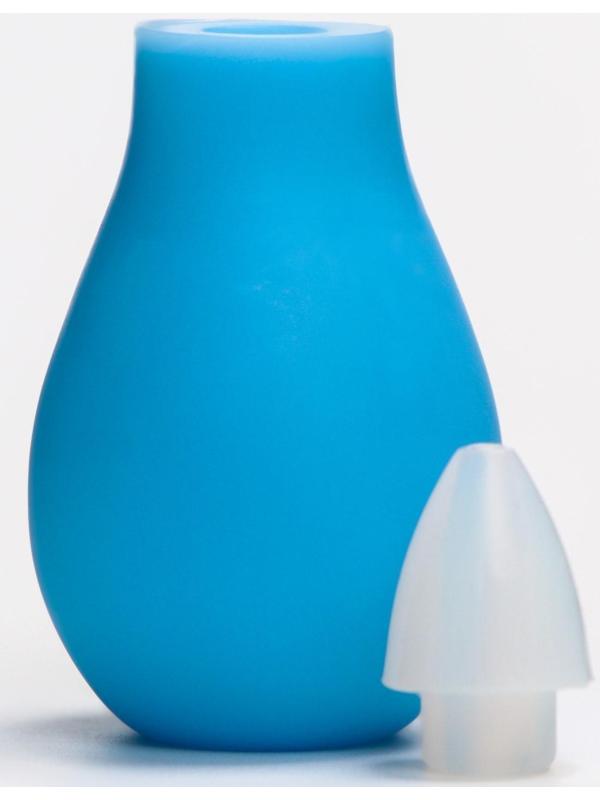 Детский назальный аспиратор, с колпачком, цвет голубой