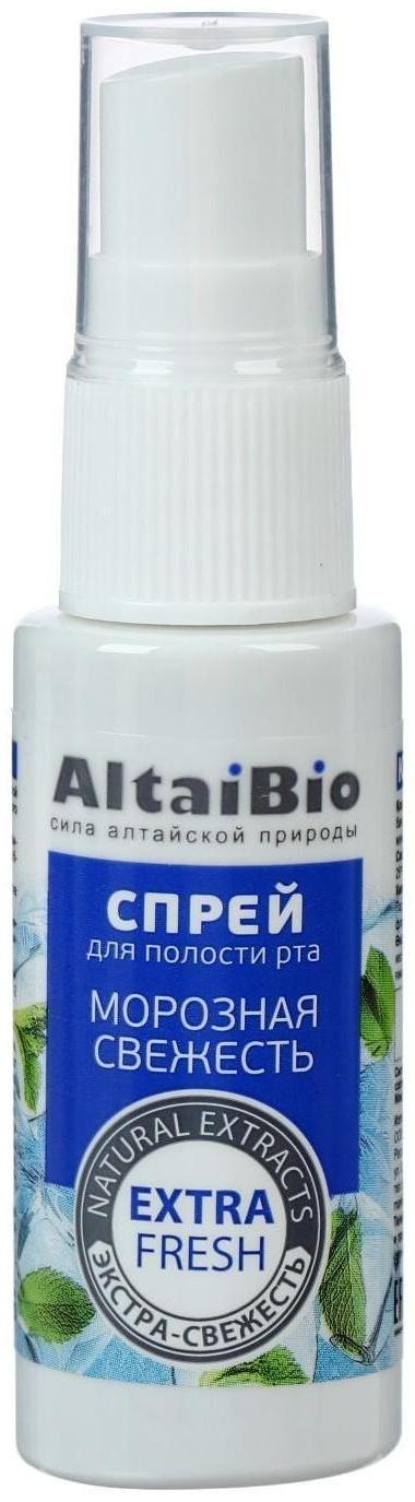 Спрей для полости рта AltaiBio, морозная свежесть, 30 мл