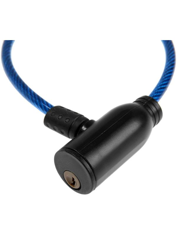 Замок навесной велосипедный, 350 мм, d=6 мм, английский ключ, микс