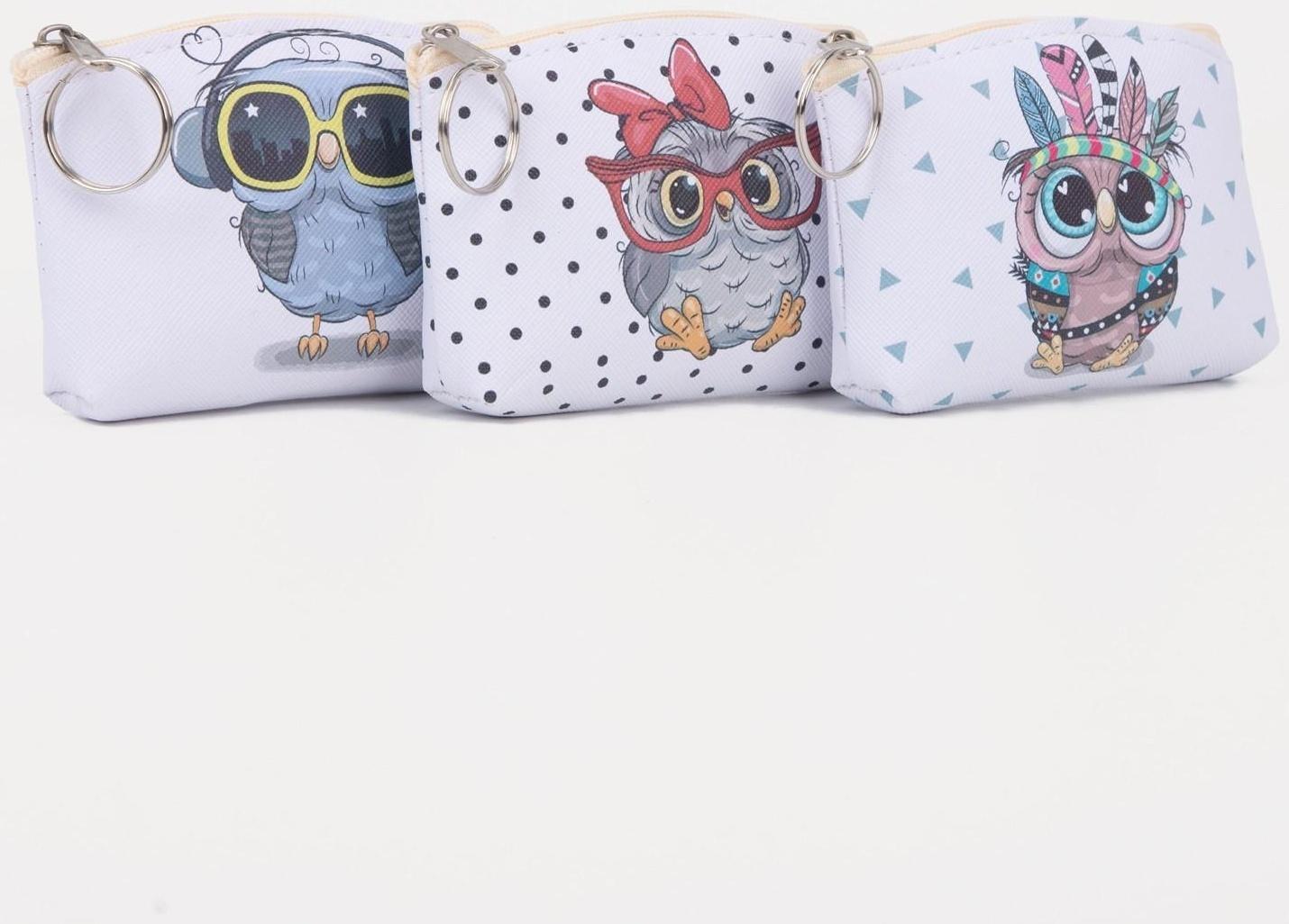 Кошелёк на молнии, цвет МИКС