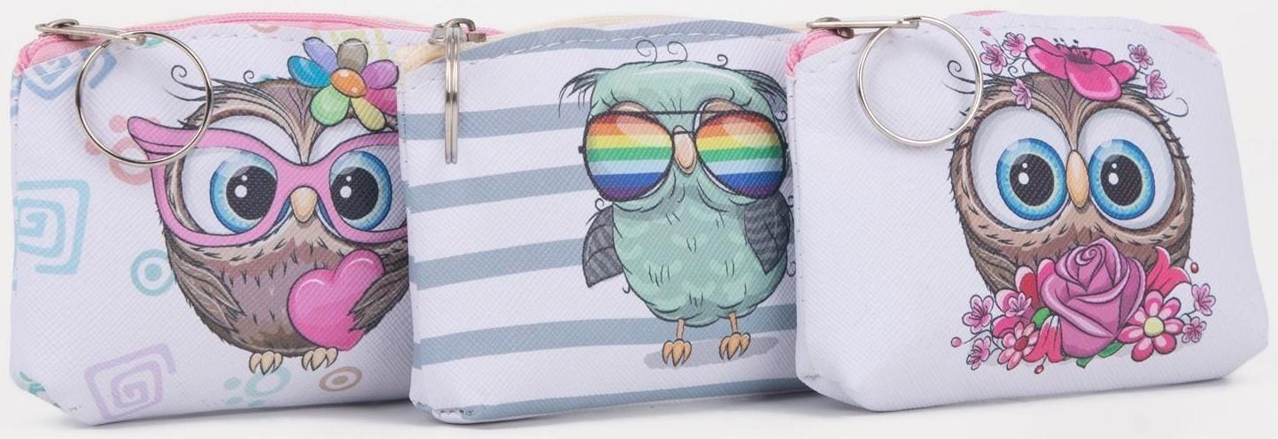 Кошелёк на молнии, цвет МИКС