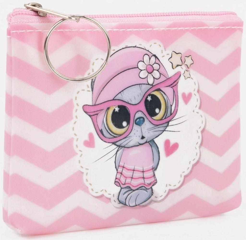 Кошелёк на молнии, цвет МИКС