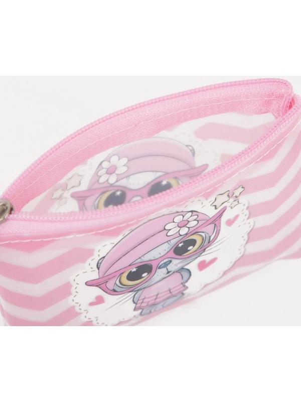 Кошелёк на молнии, цвет МИКС