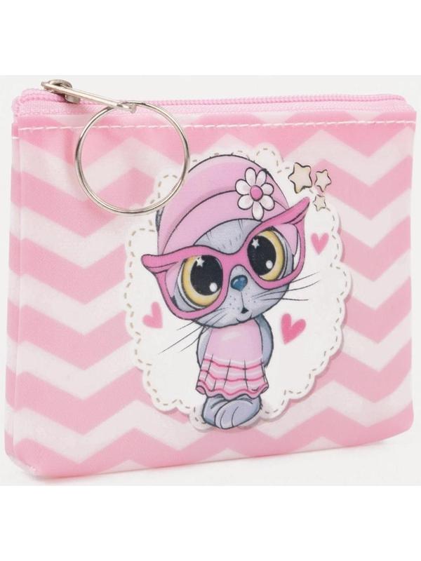 Кошелёк на молнии, цвет МИКС