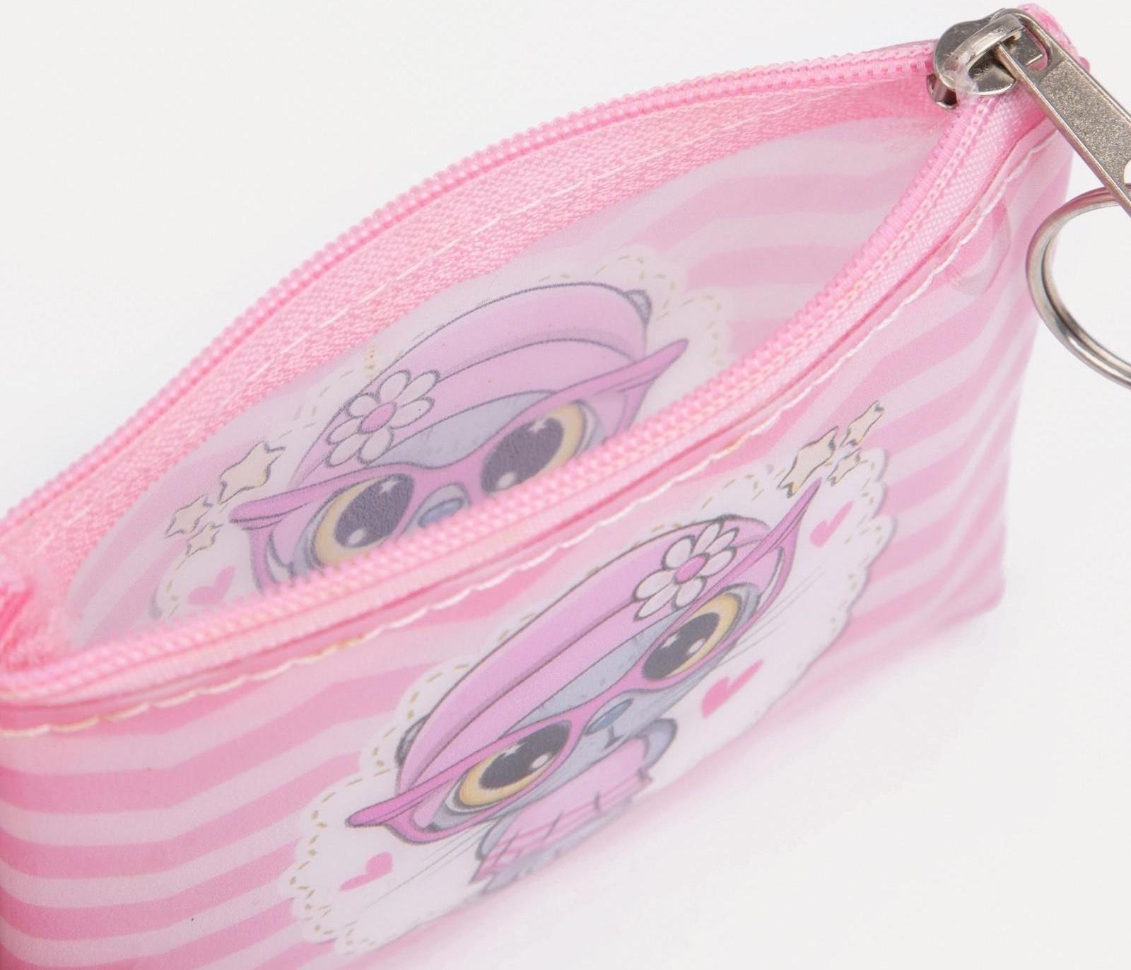 Кошелёк на молнии, цвет МИКС