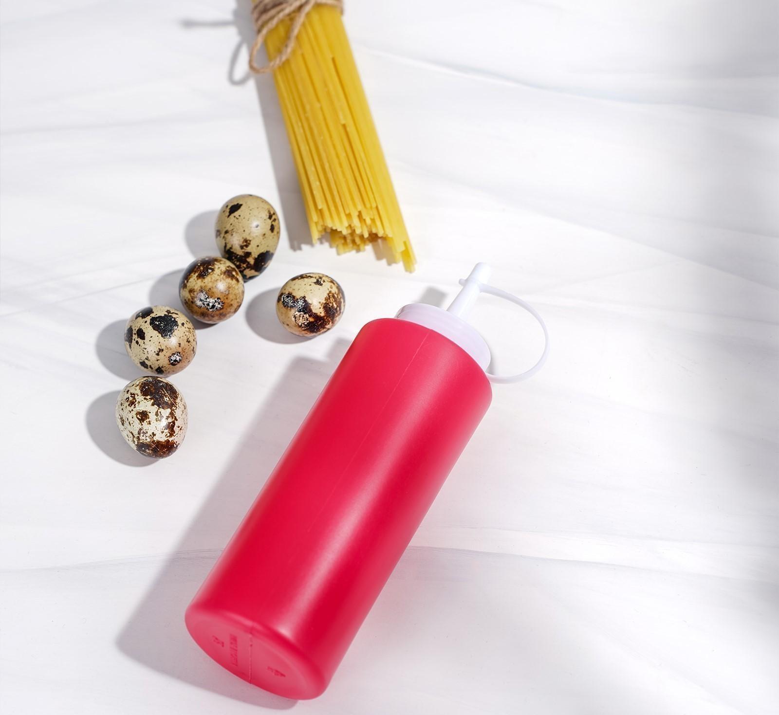 Ёмкость для соуса, 300 мл, 6×19 см, цвет красный