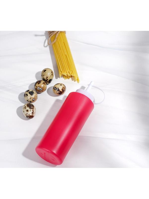 Ёмкость для соуса, 300 мл, 6×19 см, цвет красный