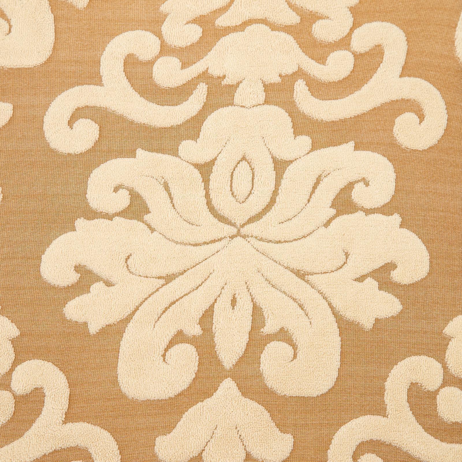 Чехол на стул трикотаж жаккард, цвет светло-коричневый, 100% полиэстер