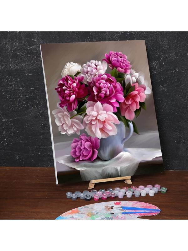 Картина по номерам на холсте с подрамником «Букет» 40х50 см
