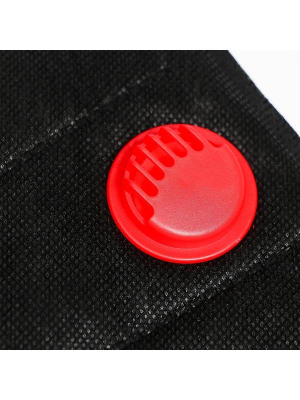 Респиратор KN95 FFP2 с клапаном, универсальный, чёрный, микс