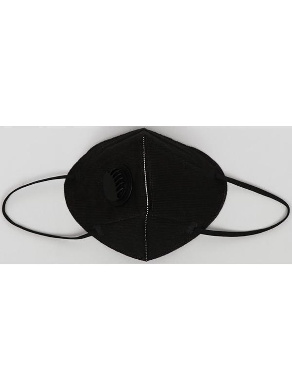 Респиратор KN95 FFP2 с клапаном, универсальный, чёрный, микс
