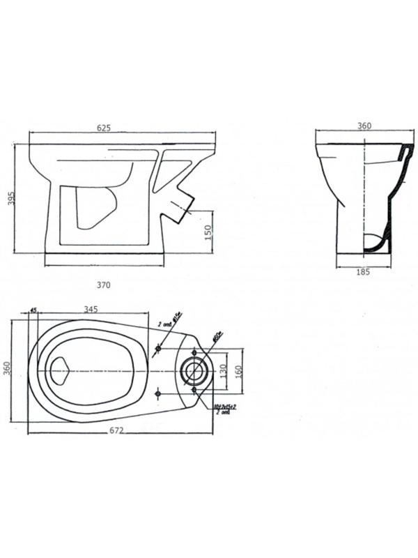 Унитаз компакт ЛЗСФ 