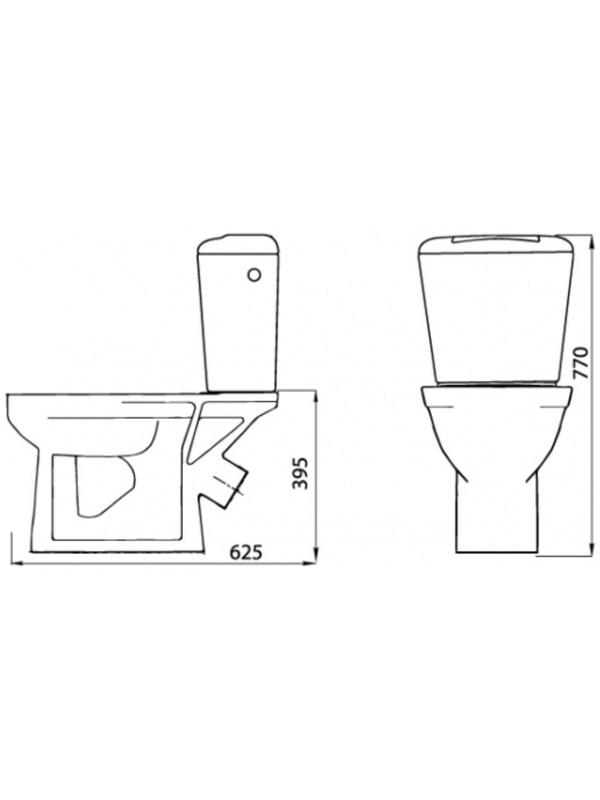 Унитаз компакт ЛЗСФ 